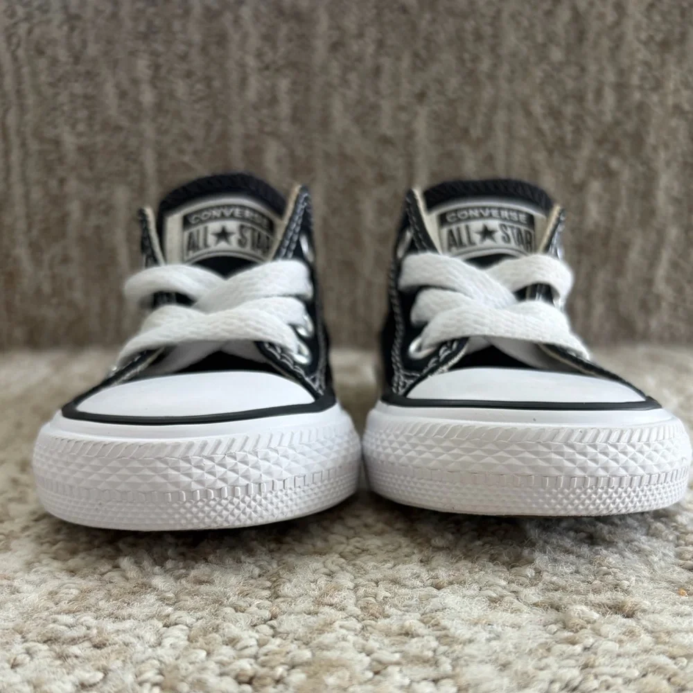 Converse Baby Chuck Taylor All Star Canvas LowTop Sneakers  Black. Baby size 3